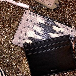ALL SAINTS Leather Card Holder & Pouch/Key Holder